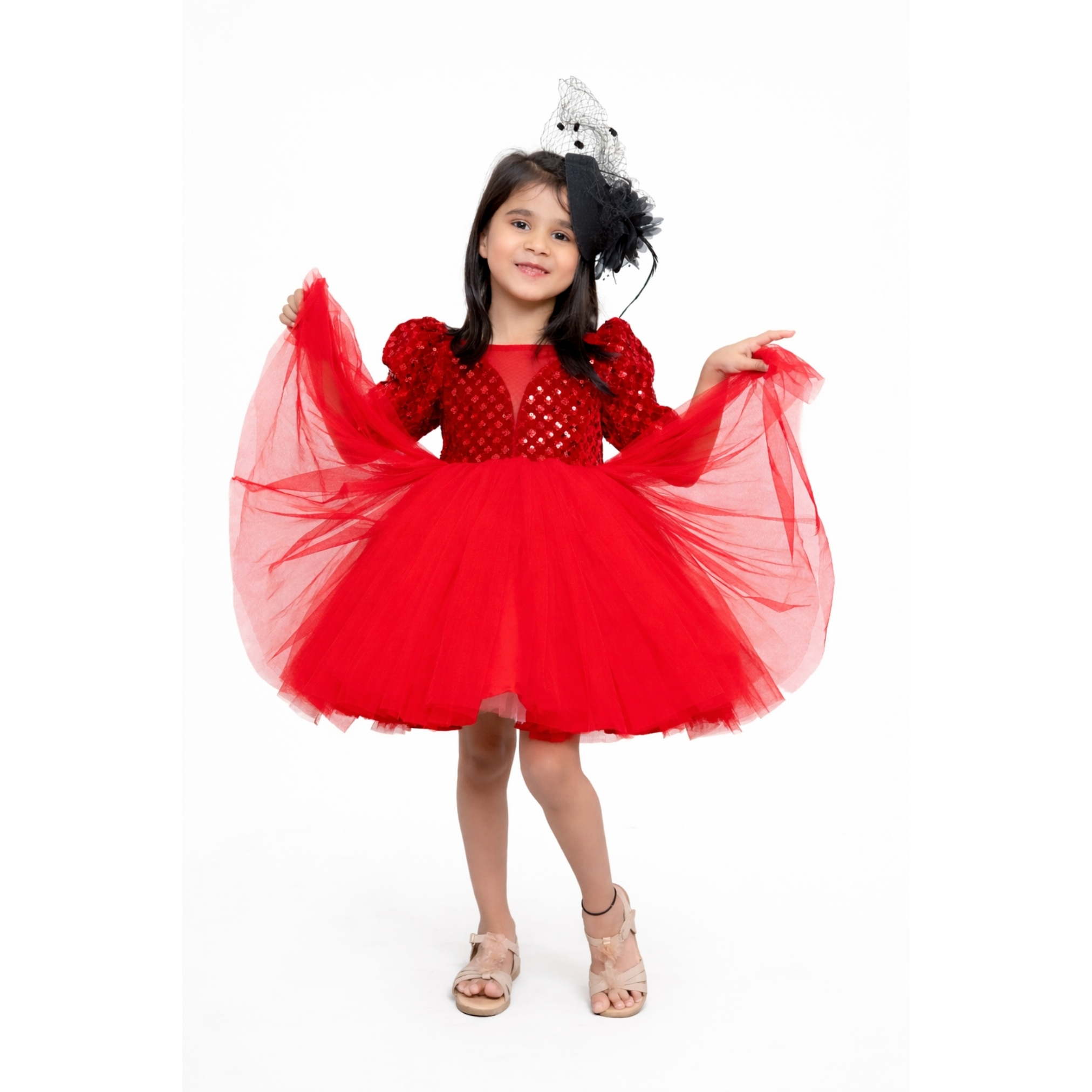 Ruby Stardust Party Dress