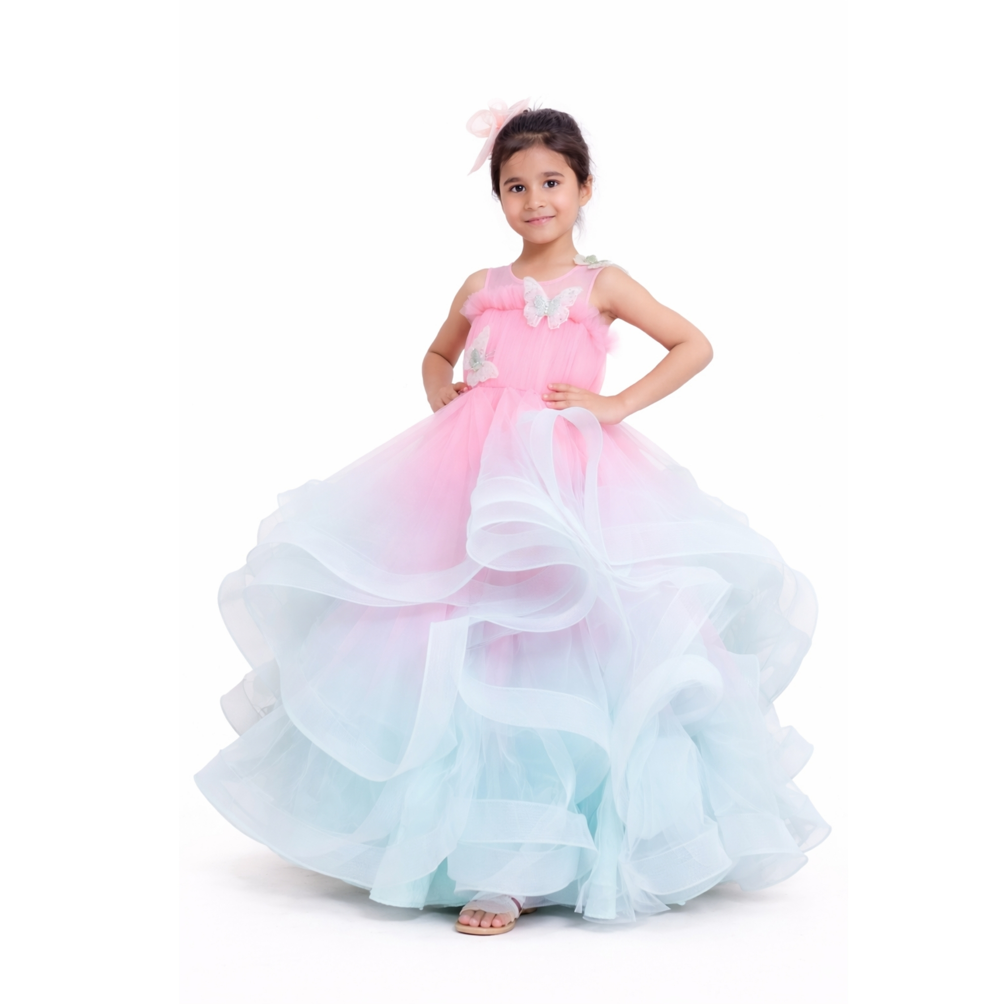 Minty Cloud Princess Dress