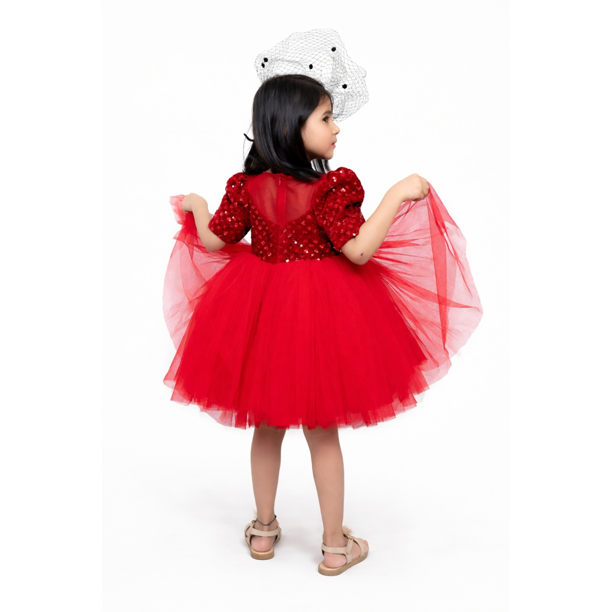 Ruby Stardust Party Dress - Image 4
