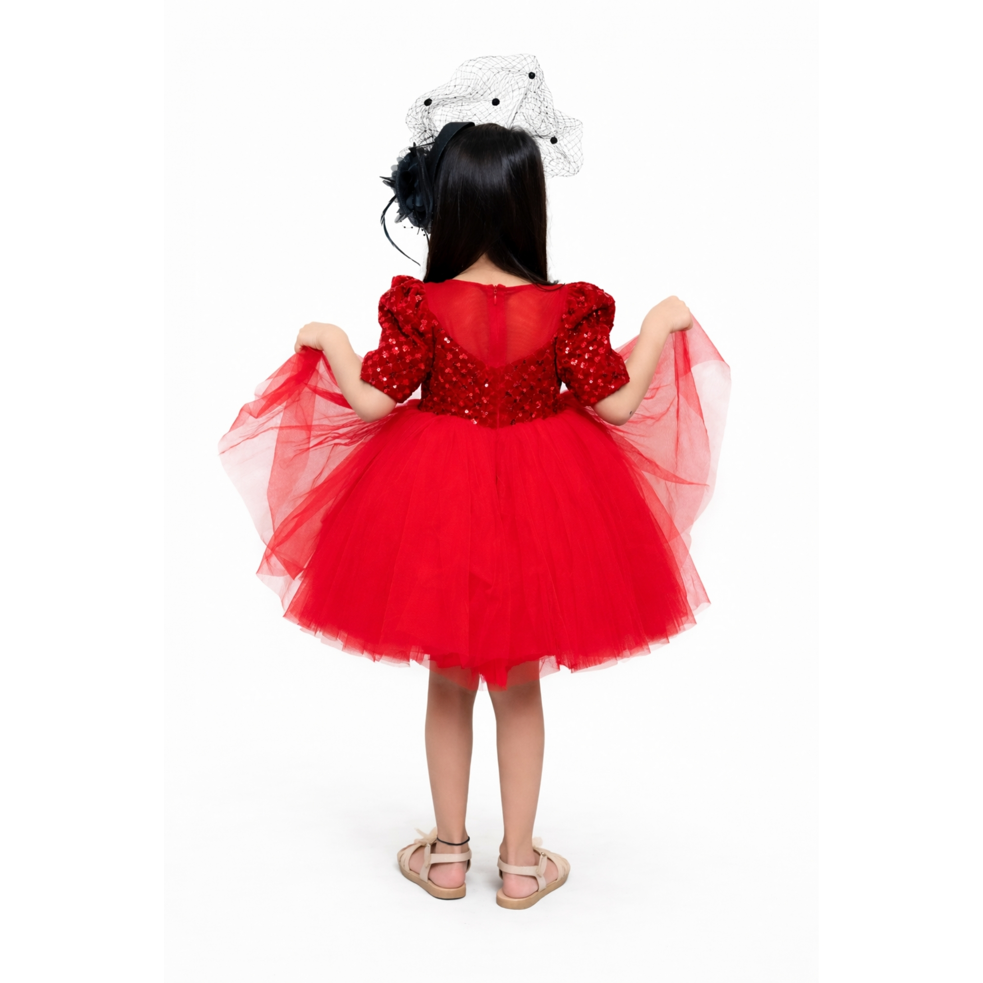 Ruby Stardust Party Dress - Image 5