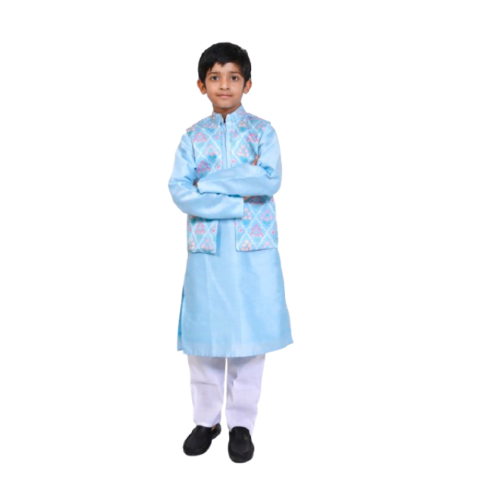 Sky Royale Embroidered Kurta Set