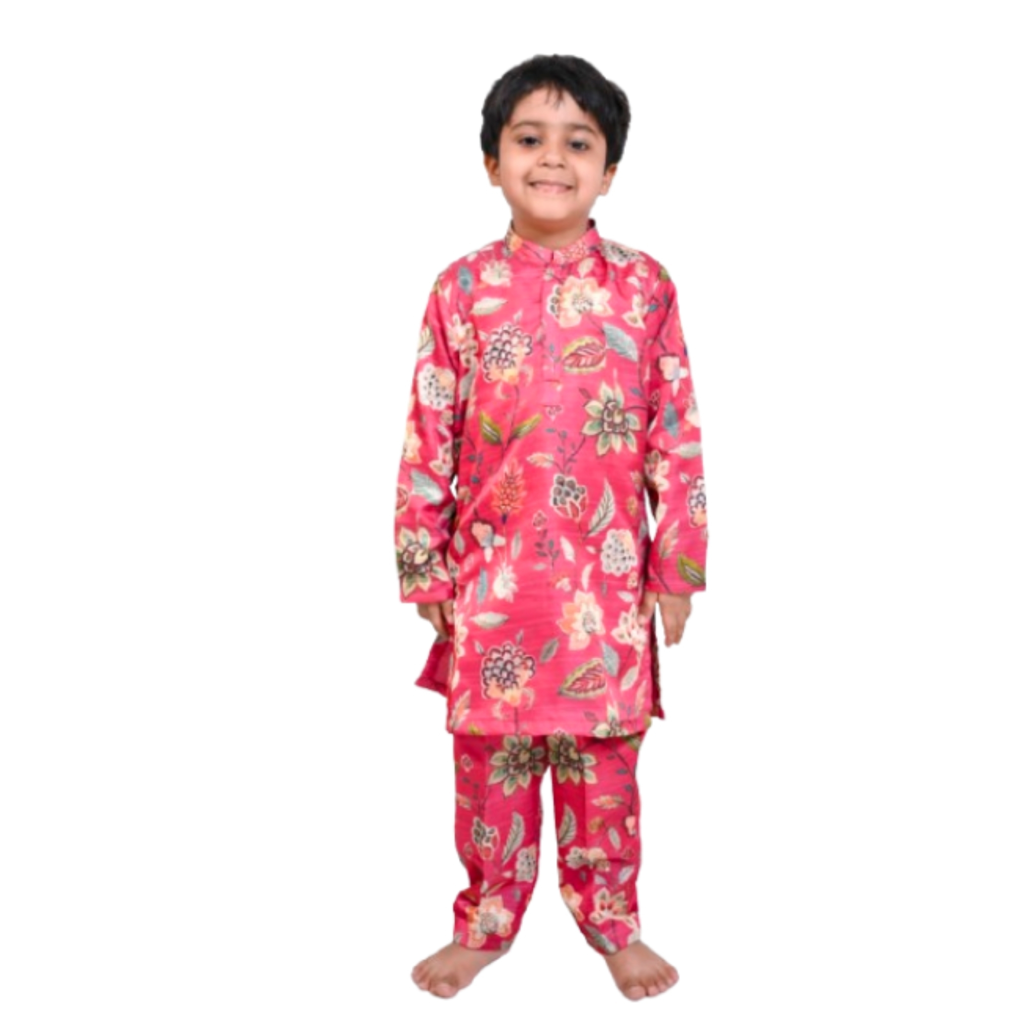 Rosy Garden Festive Kurta Set