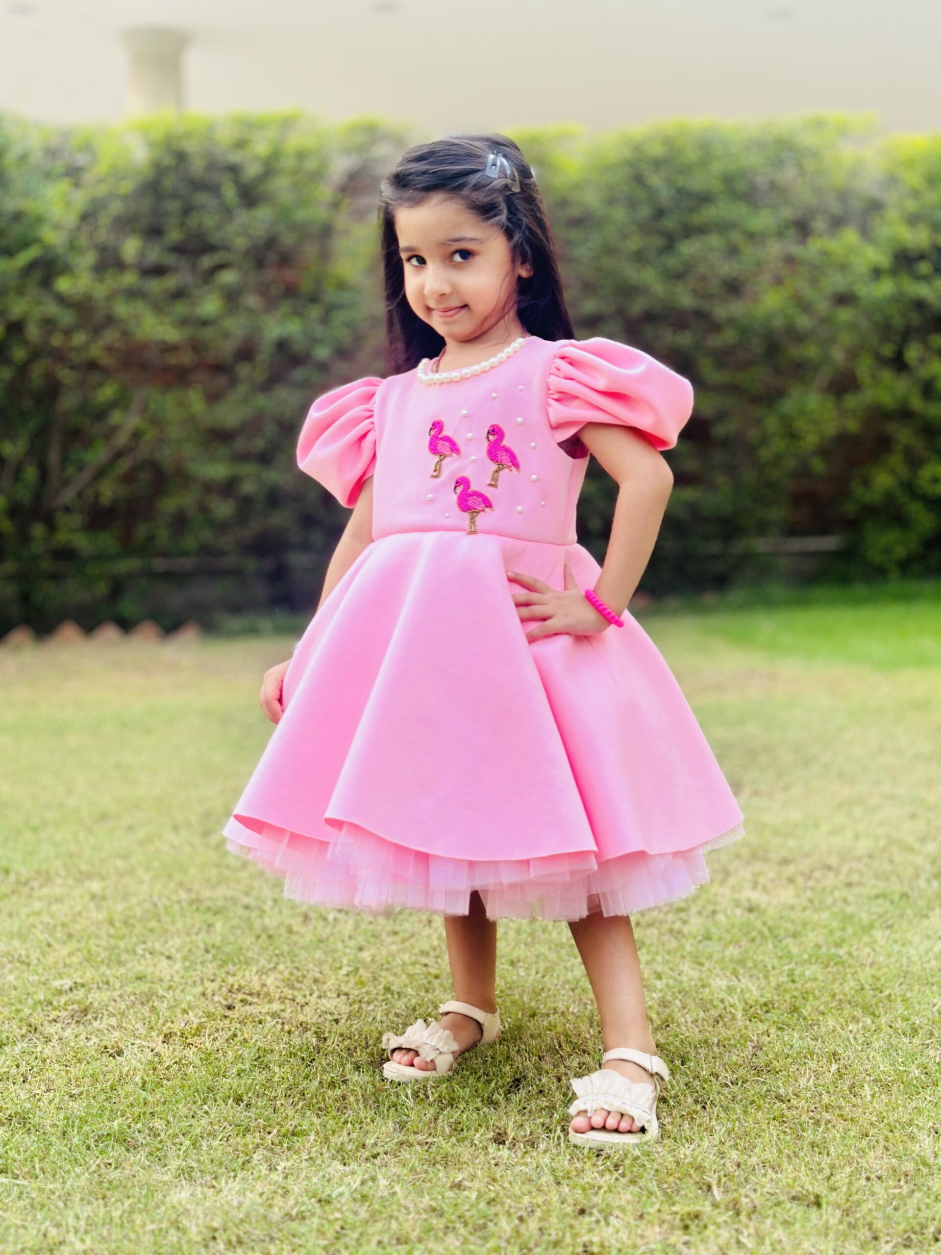 PINK FLAMINGO PARTY DRESS - Image 2