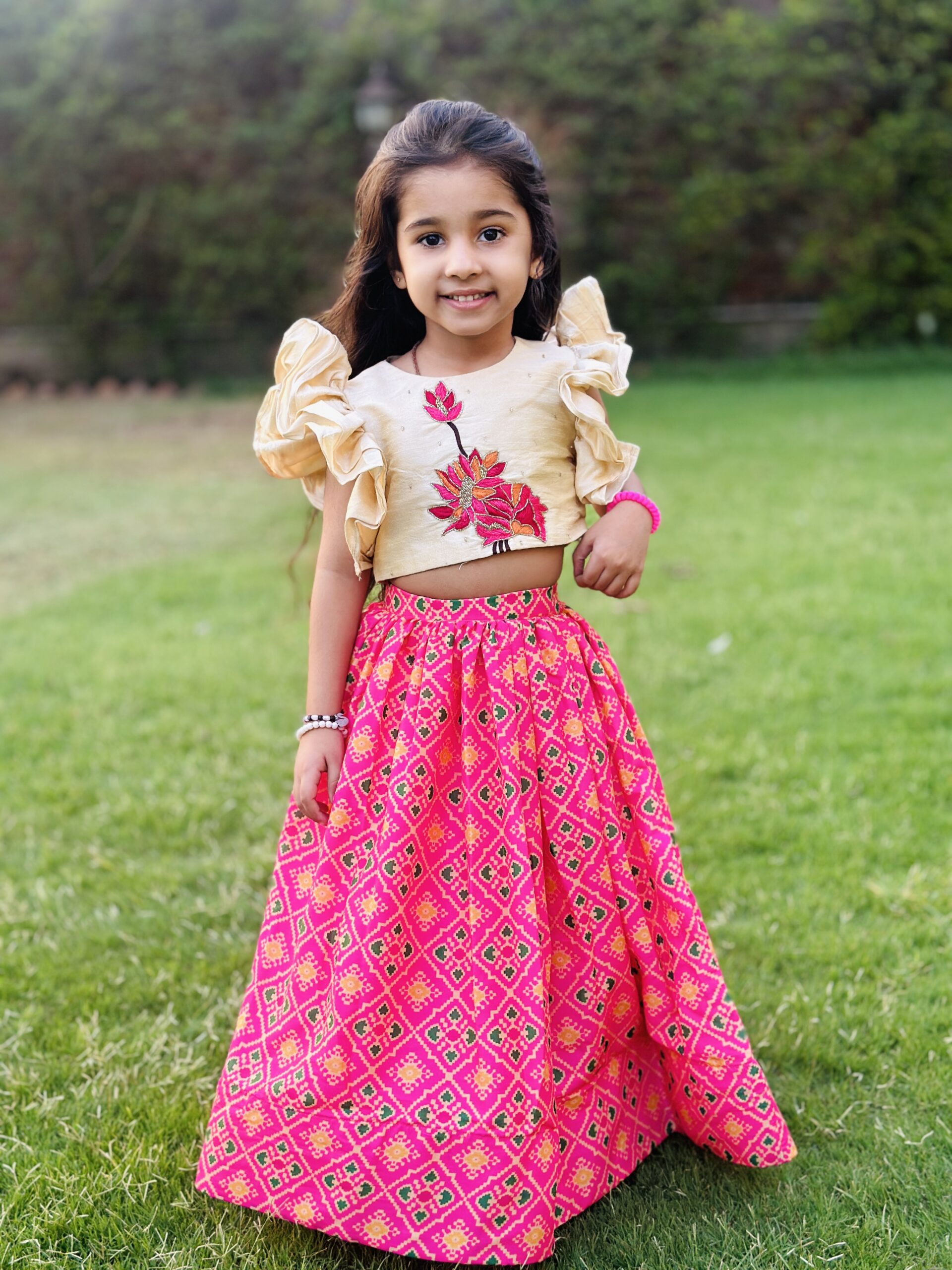 Pink Patola Lehenga